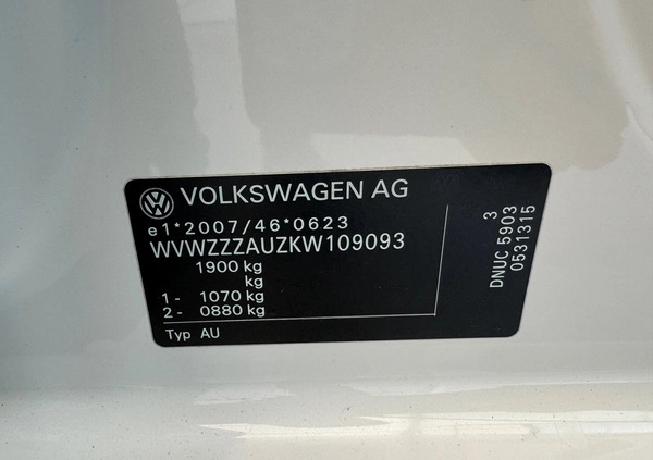 Volkswagen Golf cena 139999 przebieg: 50020, rok produkcji 2019 z Złotoryja małe 497